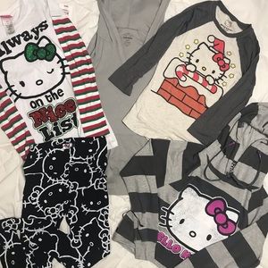 Cute Hello Kitty Lot - shirts, leggings, hoodie +